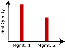 management effects soil quality